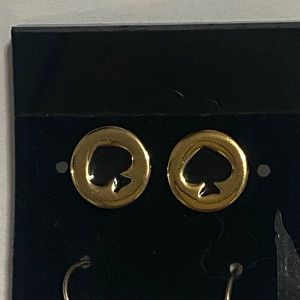 kate spade earrings plus random hoops